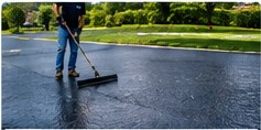 Outdoor patio and clean paved area